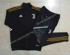 2022-23 Juventus FC Black Thailand Soccer Jacket Uniform-815