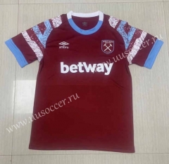 2022-23 West Ham United Home Red Thailand Soccer Jersey AAA -512