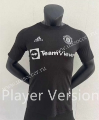 Player version 2022-23  Manchester United Black Thailand Soccer jersey AAA-888