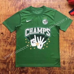 2022-23 Champion Edition Maccabi Haifa Green Thailand Soccer Jersey-HR