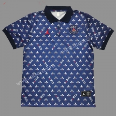 2022-23 PSG Royal Blue Thailand Polo Shirts-2044