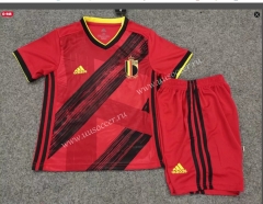 2021-2022 Cup Belgium Home Red Kids Soccer Uniform