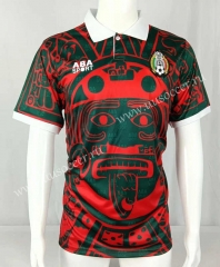 Retro Version 1997  Mexico 3rd Away Red& Green Thailand Soccer Jersey AAA-503