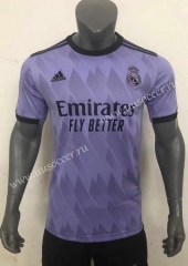 2022-23  Real Madrid Away Purple  Thailand Soccer Jersey AAA-416