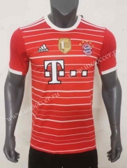(S-4XL)Champion Edition 2022-23 Bayern München Home Red Thailand Soccer Jersey AAA-416