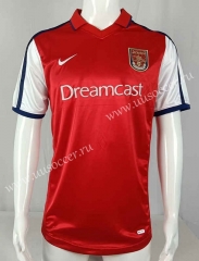 Retro Version 00-01 Arsenal Home Red Thailand Soccer Jersey AAA-503