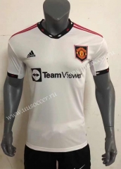 2022-23  Manchester United Away White Thailand Soccer jersey AAA-416