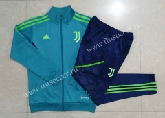 2022-23 Juventus FC Green  Thailand Soccer Jacket Uniform-815