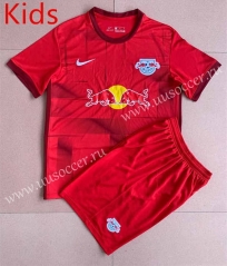 2022-23 RB Leipzig  Away Red  kids Soccer Uniform-AY