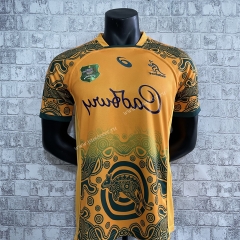 2022 Australia  Yellow Rugby Shirt