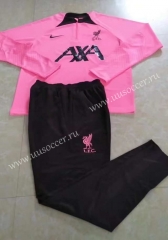 2022-23  Liverpool Pink  Thailand Soccer Tracksuit Uniform-DD2