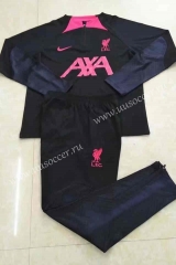 2022-23  Liverpool Black  Thailand Soccer Tracksuit Uniform-DD2