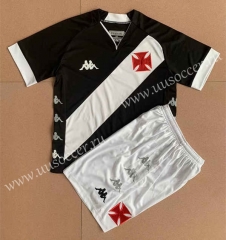 2022-23 CR Vasco da Gama Home Black& White   Soccer Uniform-AY