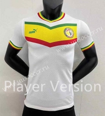 Player version 22-23  Senegal Home White Thailand Soccer Jersey AAA-2016