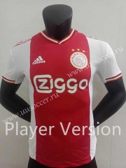 Player version 2022-23Ajax Home Red Thailand Soccer Jersey AAA-2016