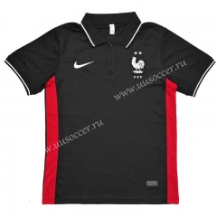 2022-23 France Black Thailand Polo jersey-2044