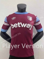 Player version 2022-23 West Ham United Home Red Thailand Soccer Jersey AAA -2016