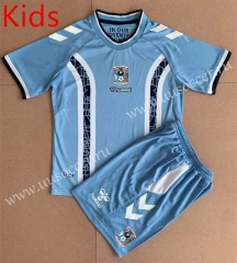 2022-23 Coventry City Home Blue kids  Soccer Uniform-AY