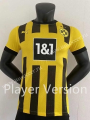 Player version 2022-23 Borussia Dortmund Home Yellow&Black  Thailand Soccer Jersey AAA-2016