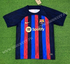 (s-4xl)2022-23  Barcelona Home Red&Blue Thailand Soccer Jersey AAA-403