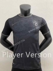 Player Version 22-23  Brazil Black Thailand Soccer Jersey AAA-2016