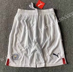 2022-23 Manchester City Home White Thailand Soccer Shorts-2039