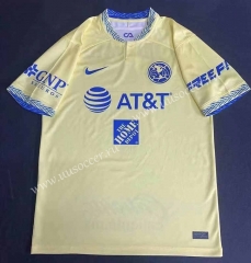 2022-23 Club America Home Yellow Thailand Soccer Jersey AAA-912