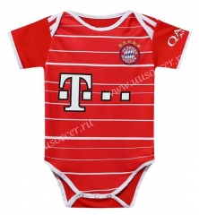 2022-23 Bayern München Home Red Baby Soccer Uniform-CS