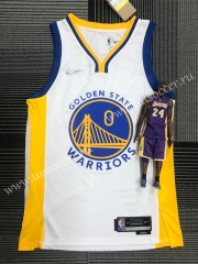 75th Anniversary Edition 2022  NBA Golden State Warriors White#0 Jersey-311