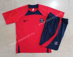 2022-23 Nike Paris SG Red  Thailand Soccer Training Uniform-815
