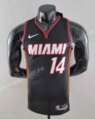 75th anniversary NBA Miami Heat Black   #14 Jersey-SN