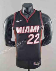 75th anniversary NBA Miami Heat Black   #22  Jersey-SN