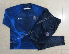 2022-23   Paris SG Royal Blue Thailand Soccer Tracksuit Uniform-815