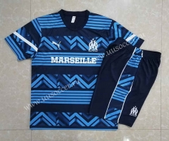 22-23 Olympique Marseille Royal Blue  Thailand Soccer Training Uniform-815
