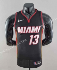 75th anniversary NBA Miami Heat Black   #13 Jersey-SN