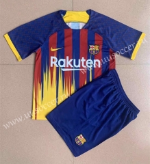 2022-23 Concept version Barcelona Blue Soccer Uniform-AY