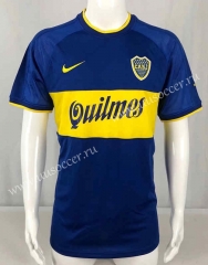 Retro Version00-01 Boca Juniors Home Blue  Thailand Soccer Jersey-503