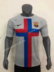 2022-23  Barcelona Away Light Grey Thailand Soccer Jersey AAA-416