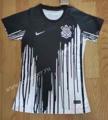 2022-23 Corinthians Black& White Thailand Women Soccer Jersey AAA-708