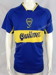 Retro Version01-02 Boca Juniors Home Blue  Thailand Soccer Jersey-503