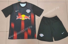 2022-23 RB Leipzig 2nd Away Black Soccer Uniform-718