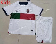 2022-23 Portugal Away White Soccer Uniform-507