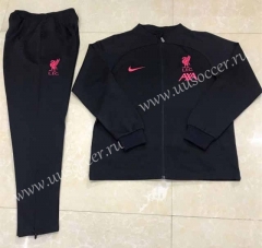 2022-23  Liverpool Black Thailand Soccer Jacket Uniform -411