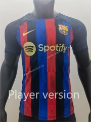 Player Version 2022-23  Barcelona Home Red&Blue Thailand Soccer Jersey AAA-888