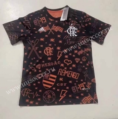 2022-23  special edition Flamengo Orange &Black Thailand Soccer Jersey AAA-6032