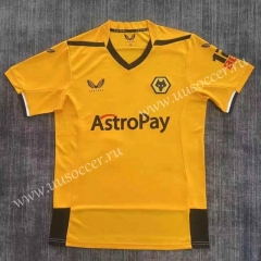2022-23 Wolverhampton Wanderers Home Yellow  Thailand Soccer Jersey AAA-6748