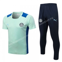 2022-23  Palmeiras Green Thailand Soccer Tracksuit Uniform-815