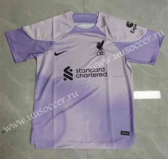 2022-23 Liverpool Goalkeeper  Purple Thailand Soccer Jersey AAA-9527