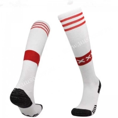 2022-23 Ajax Home White  Soccer Socks