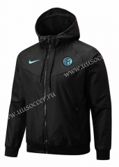 2022-23  Inter Milan Black Trench Coats With Hat-815